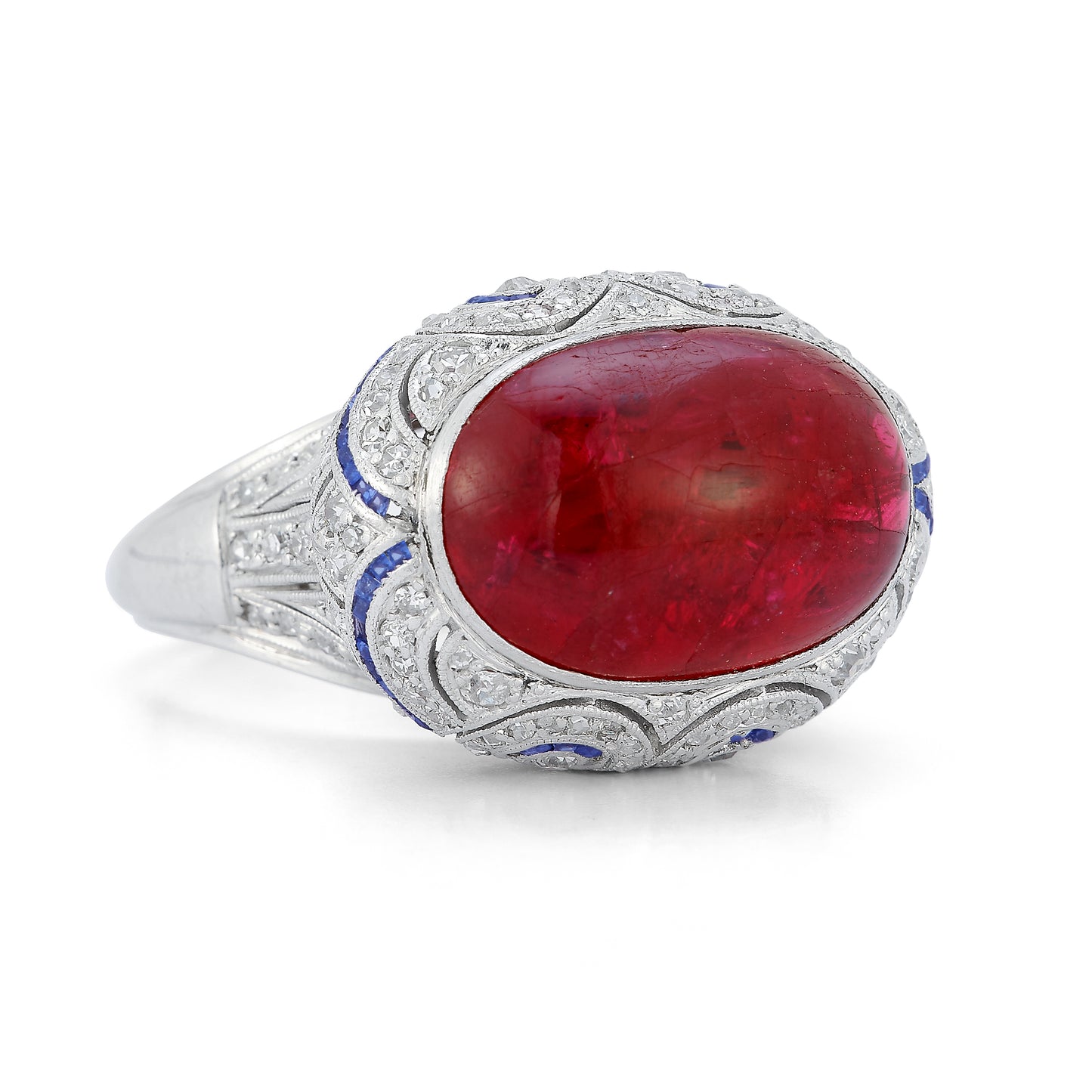 Cabochon Ruby Ring