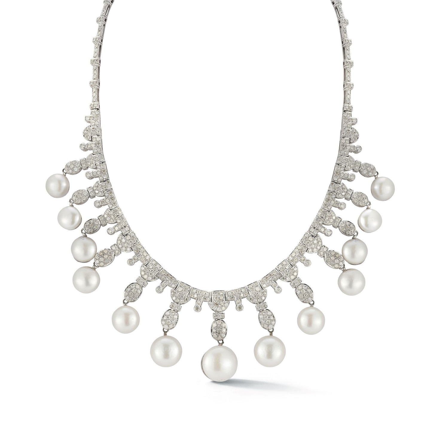 Pearl and Diamond Necklace
