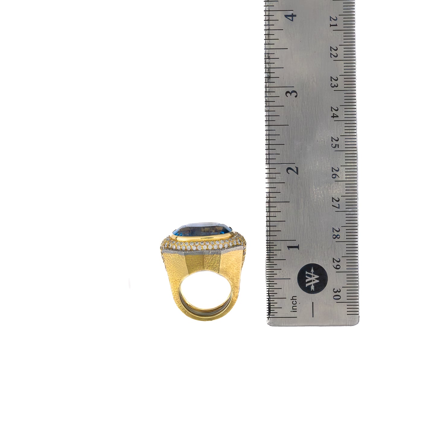 David Webb Oval Cut Sapphire Men's Ring