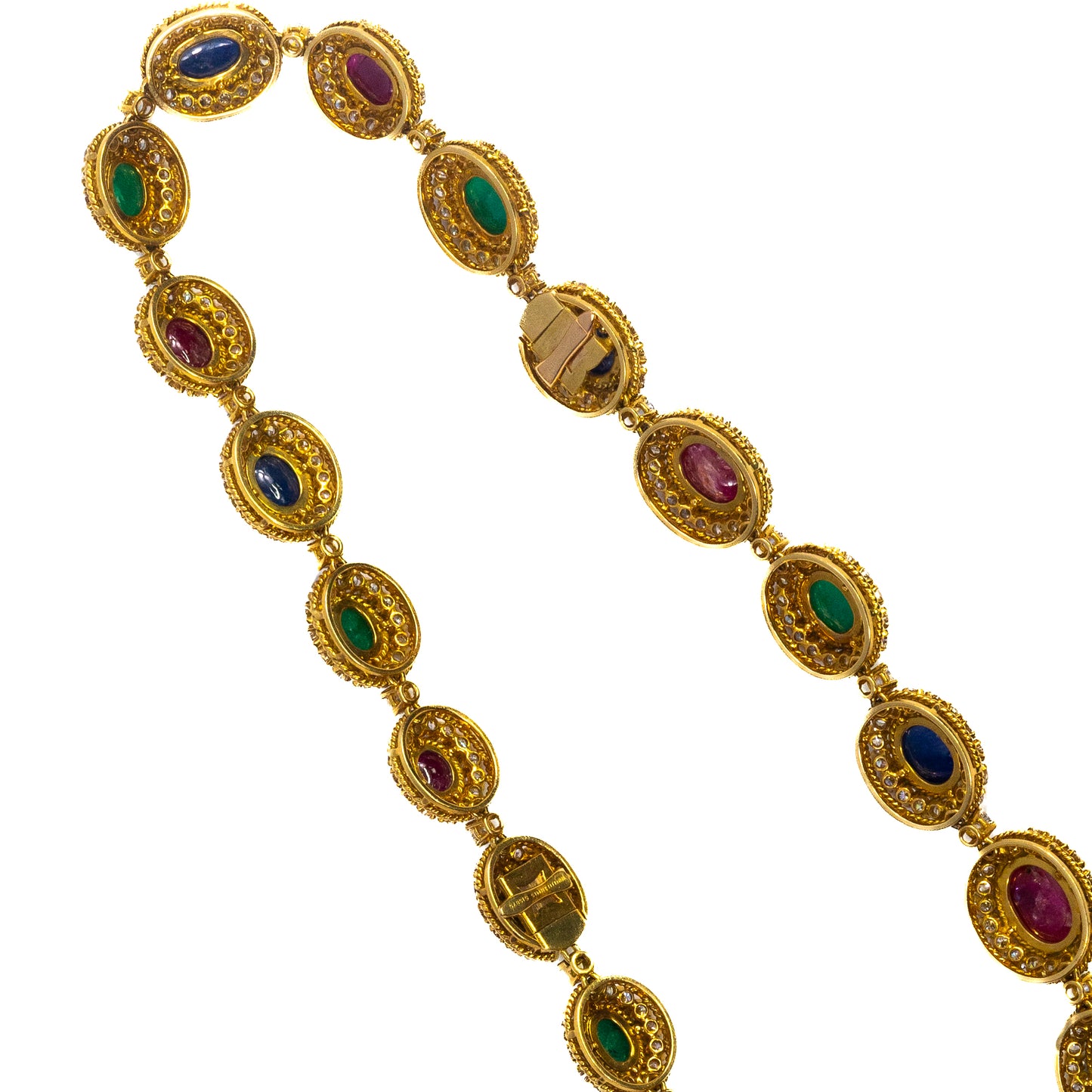 Van Cleef and Arpels Multigem Necklace and Bracelet Set