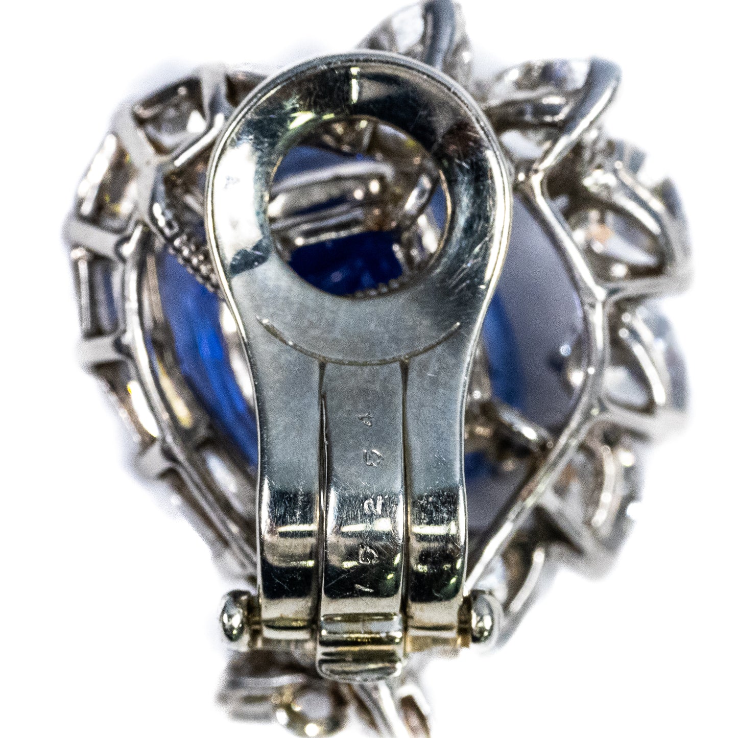 Oscar Heyman Brothers Sapphire and Diamond Earrings
