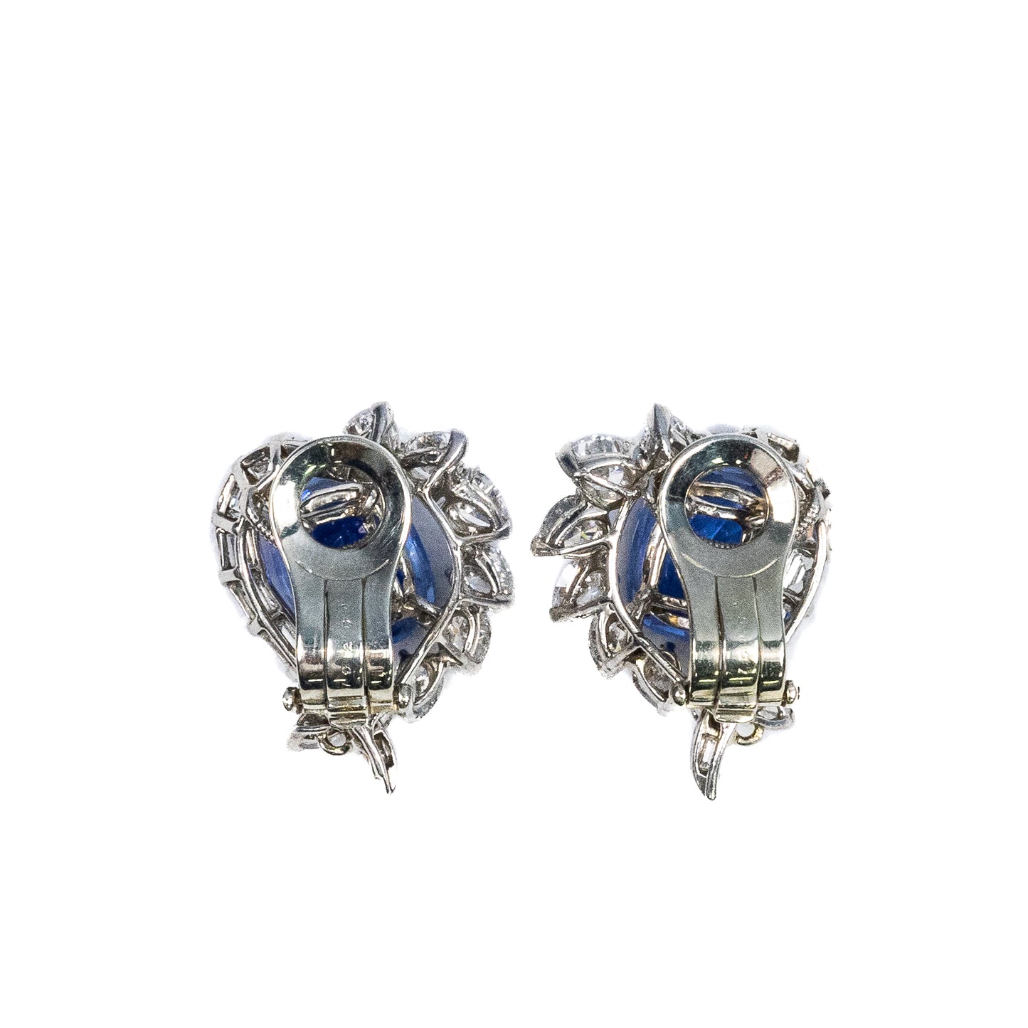 Oscar Heyman Brothers Sapphire and Diamond Earrings