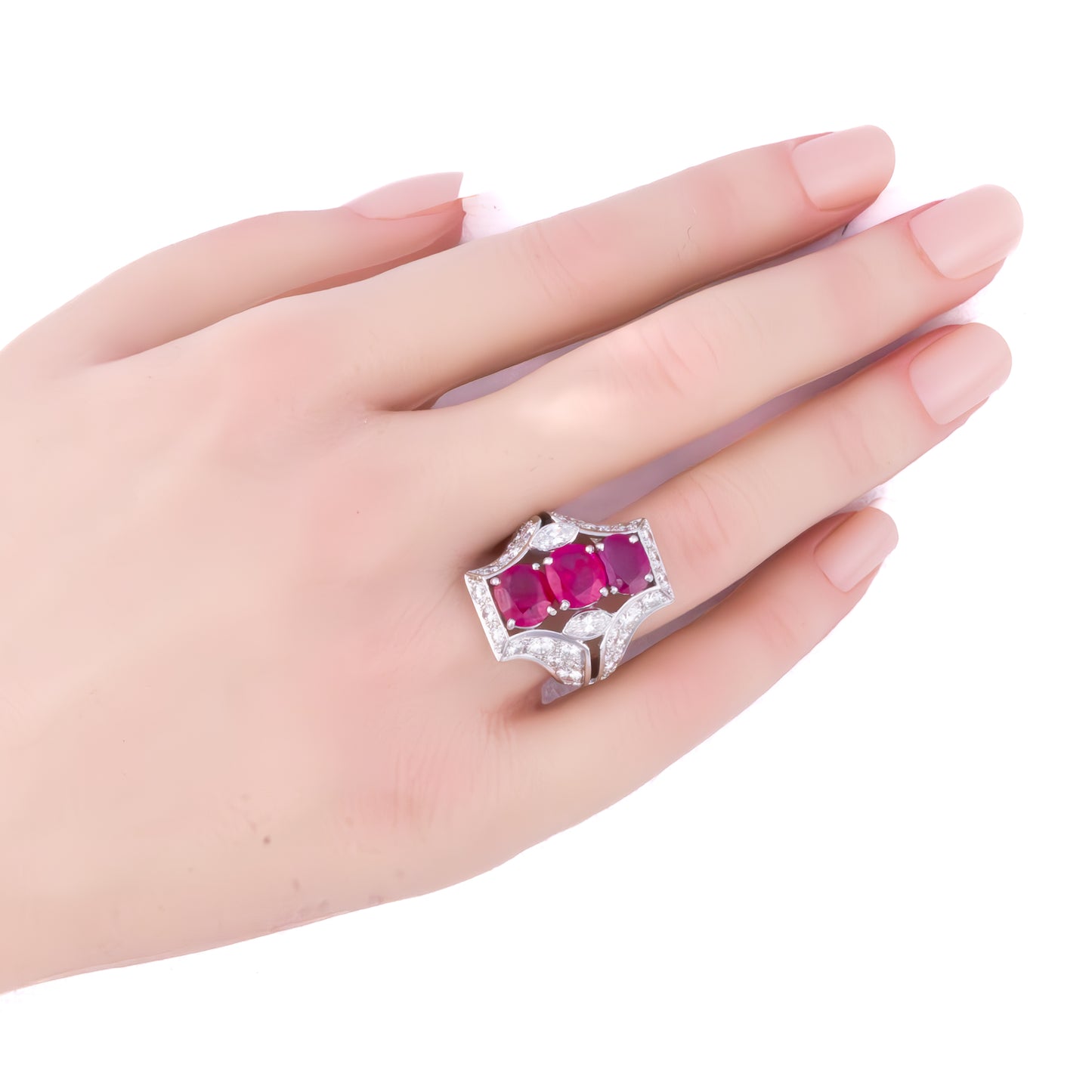 Van Cleef & Arpels Ruby and Diamond Ring from the estate of Frank Sinatra