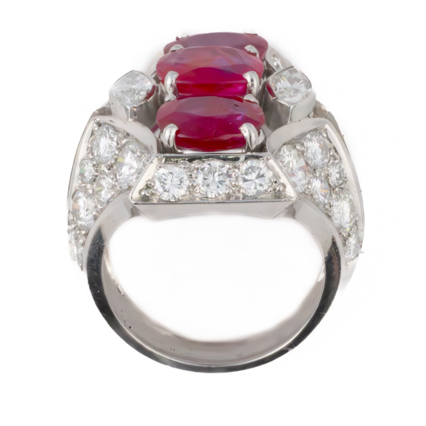 Van Cleef & Arpels Ruby and Diamond Ring from the estate of Frank Sinatra