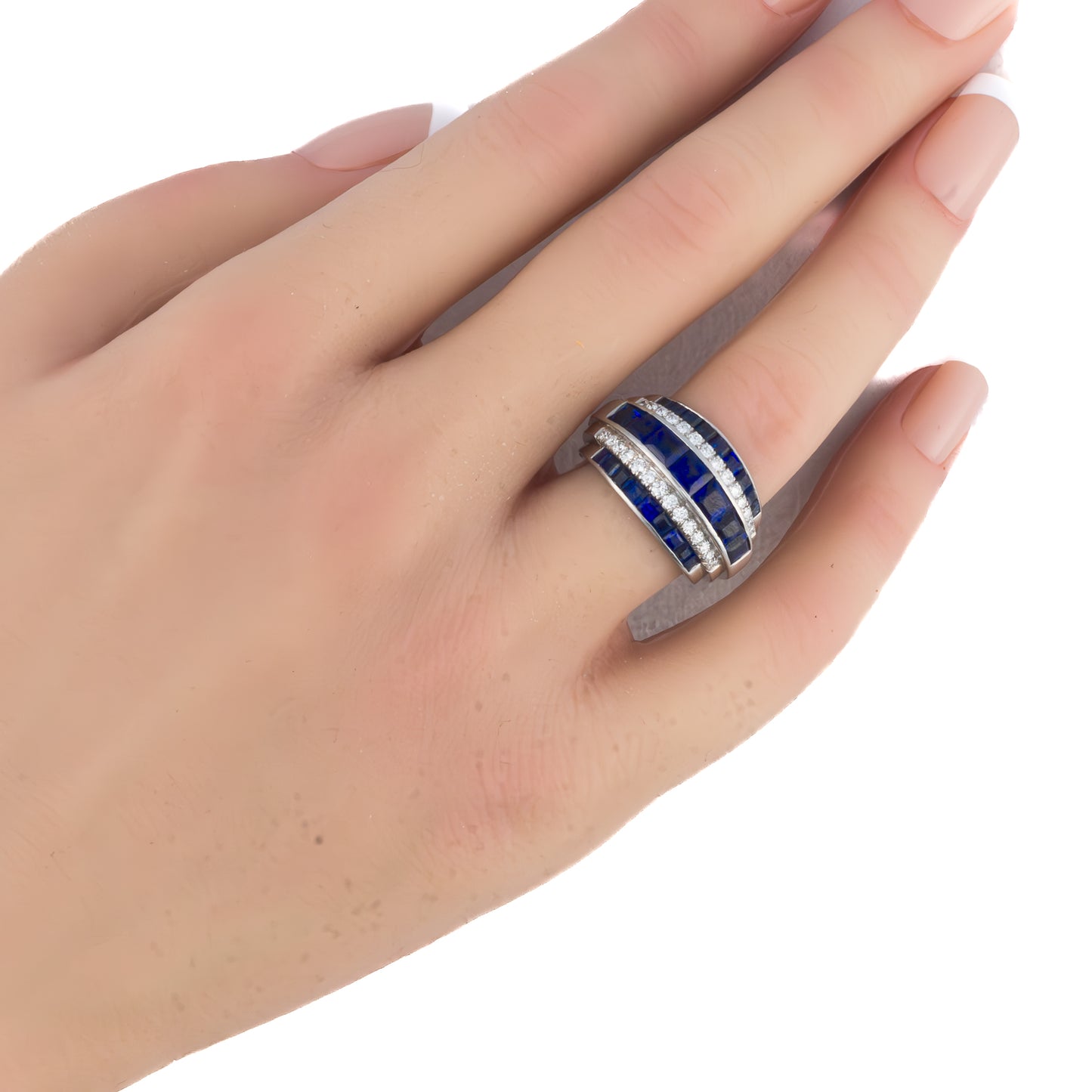 Raymond Yard Sapphire Diamond Ring