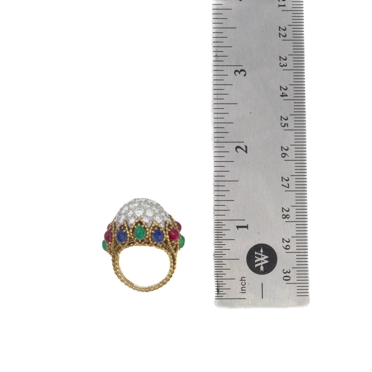Van Cleef & Arpels Multi Gem Diamond Cocktail Ring