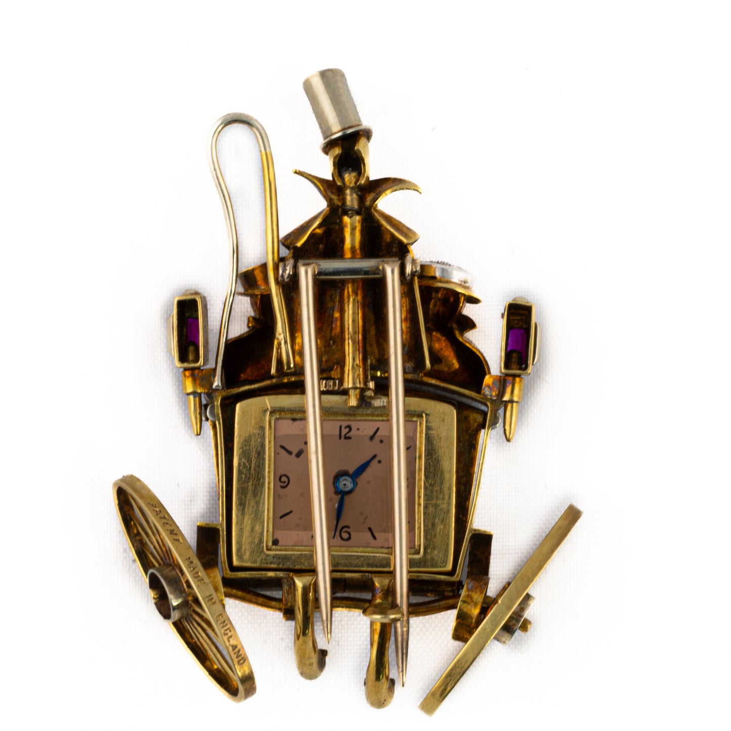 Boucheron Carriage Brooch Clock