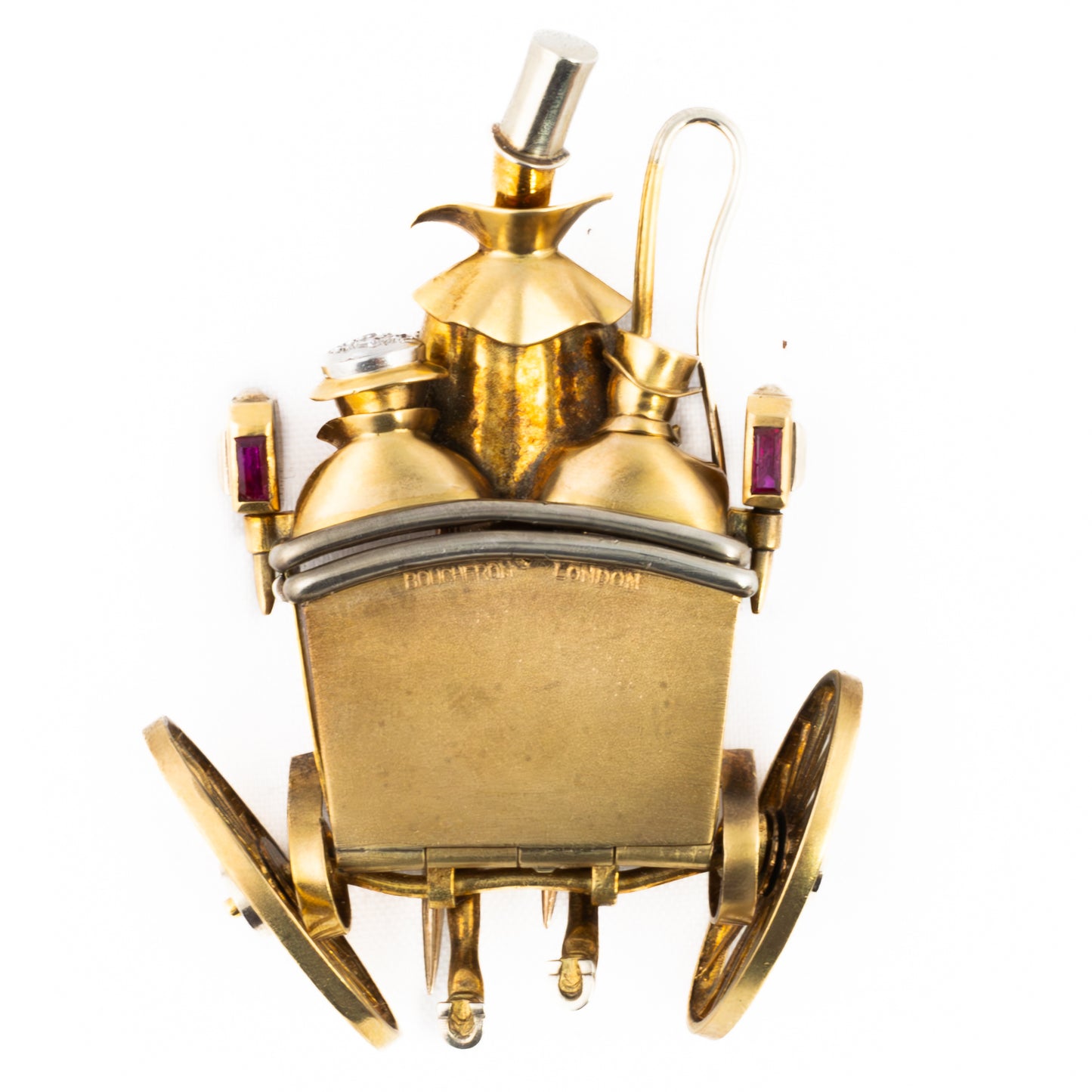 Boucheron Carriage Brooch Clock