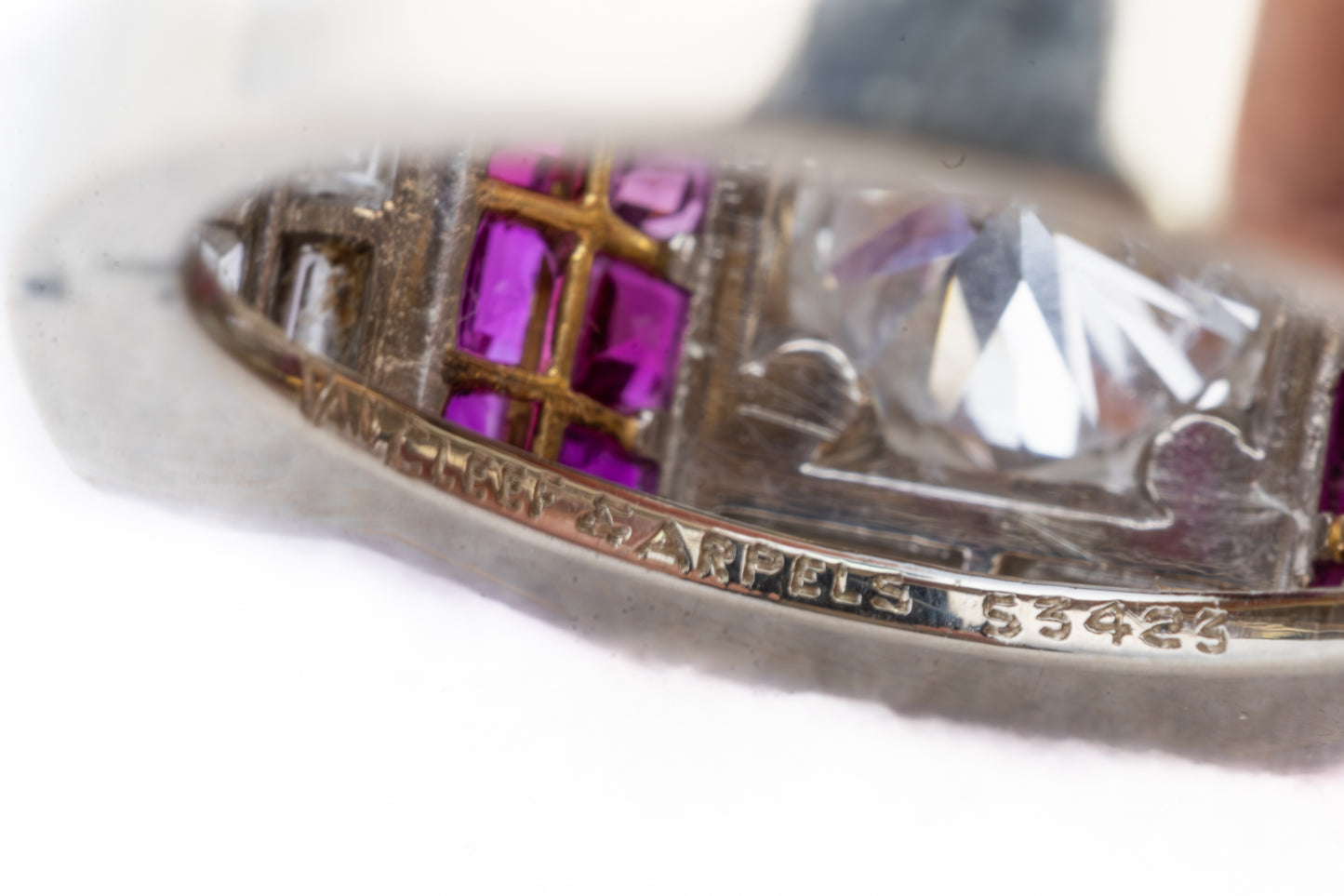 Van Cleef & Arpels Art Deco Diamond & Ruby Ring