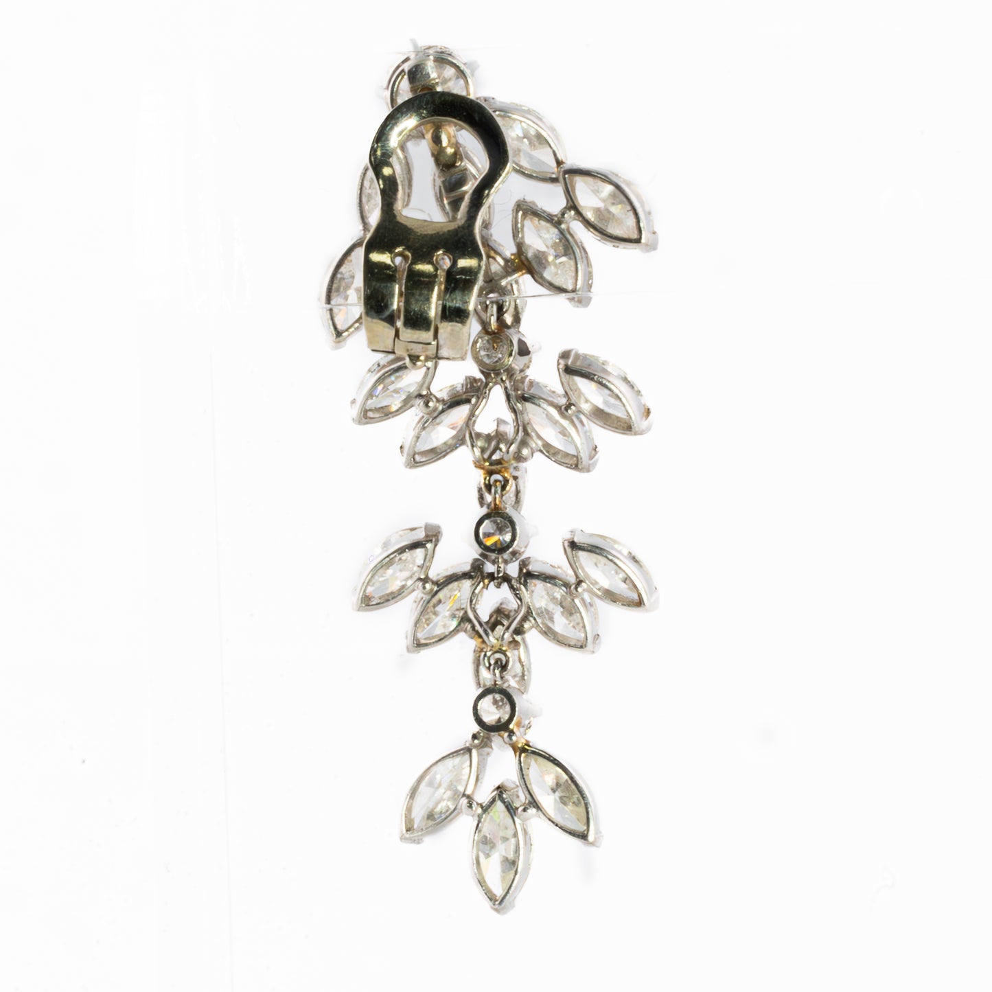 Marquise Cut Diamond Dangle Earrings