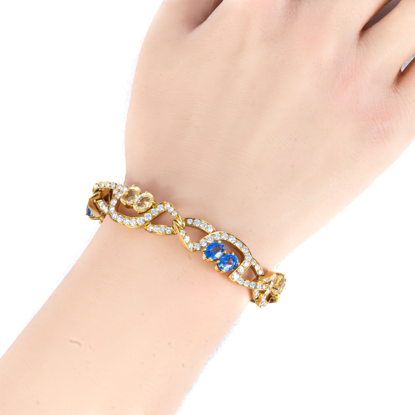Massoni Sapphire & Diamond Convertible Necklace