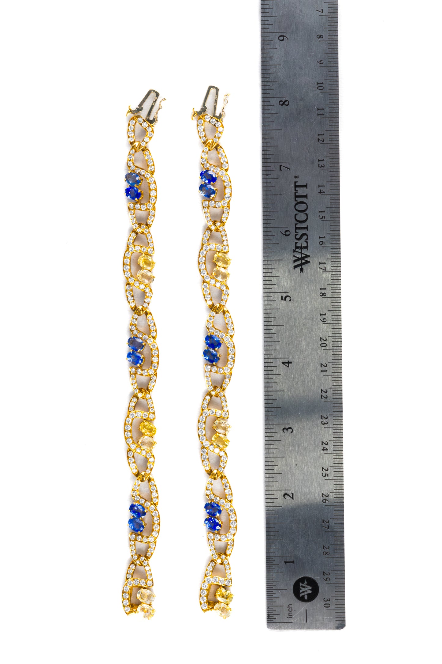 Massoni Sapphire & Diamond Convertible Necklace