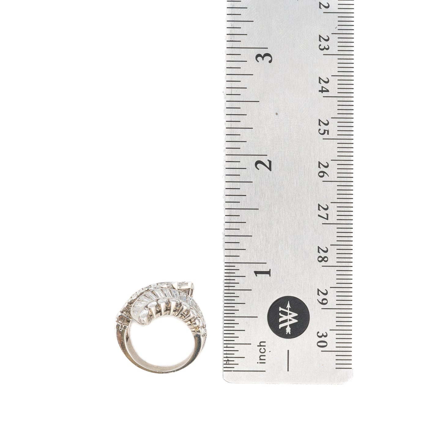 Vintage Multi Shape Diamond Bypass Platinum