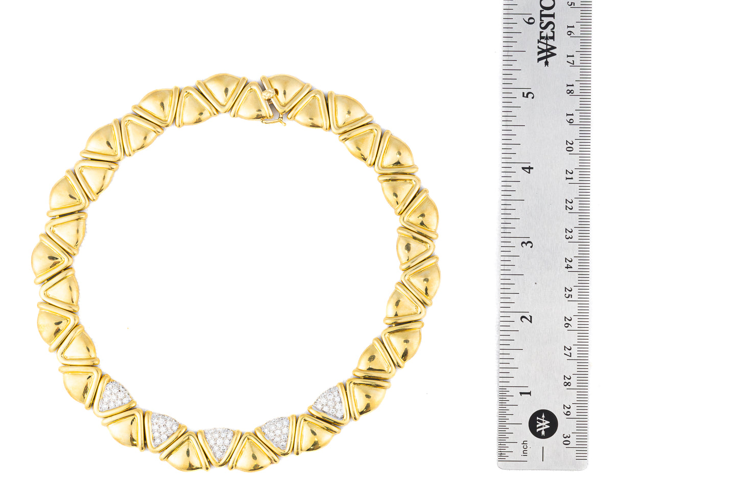 Diamond Gold Choker Necklace