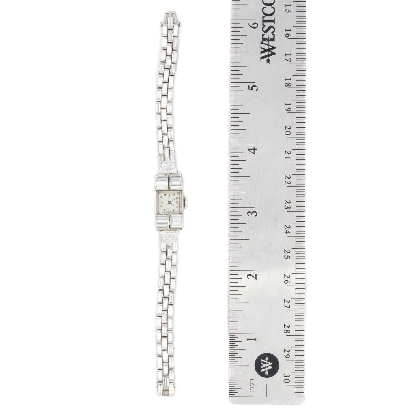Harry Winston Platinum Diamond Cocktail Watch with Audemars Piguet Movement