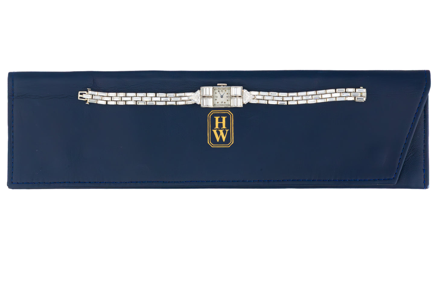 Harry Winston Platinum Diamond Cocktail Watch with Audemars Piguet Movement