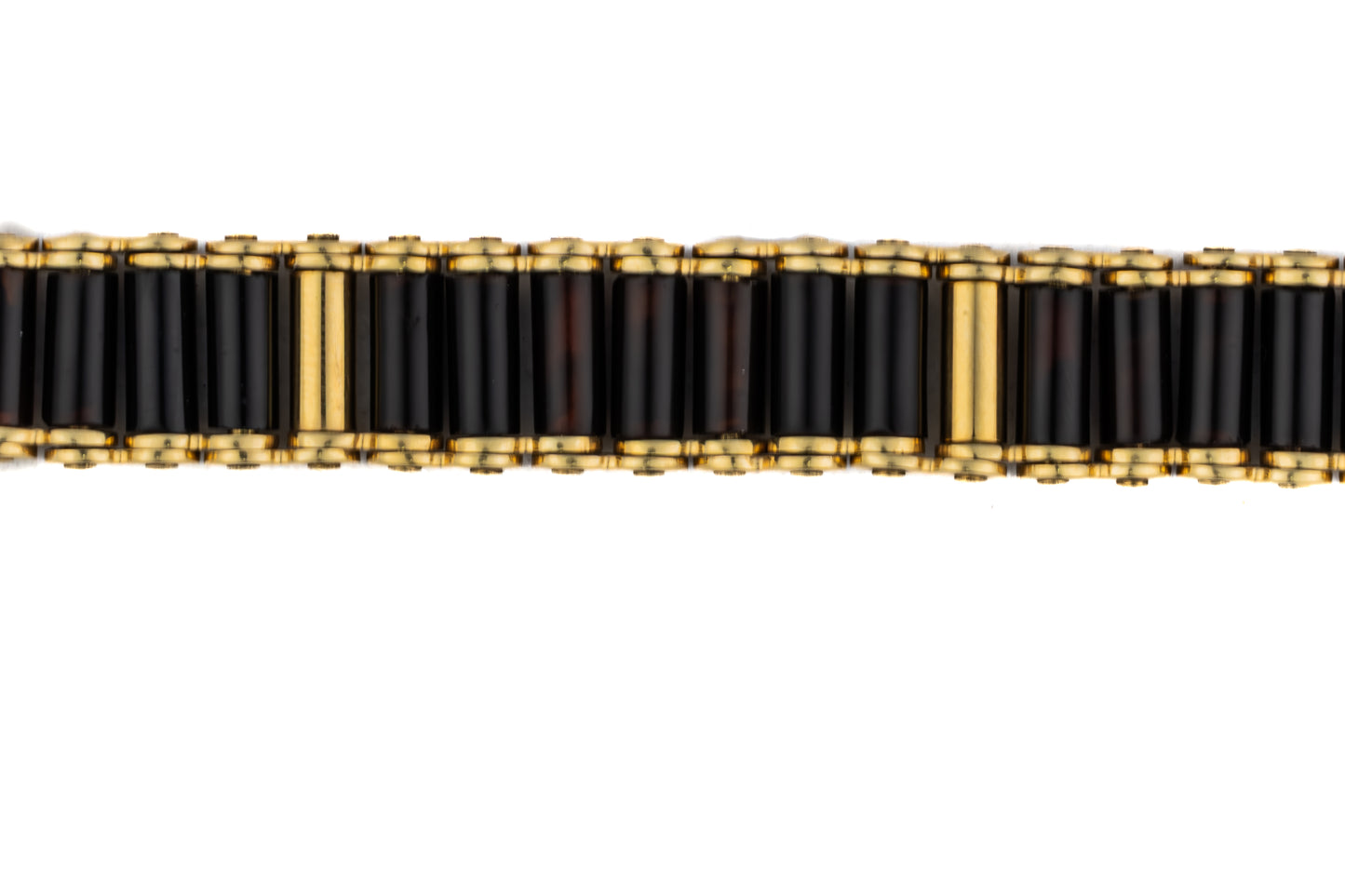 Onyx Beaded Yellow Gold Bracelet