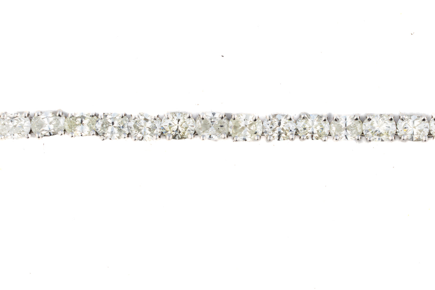 East West Oval Cut Diamond Tennis Bracelet