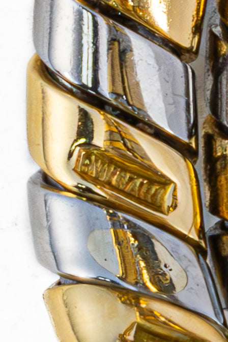 Bulgari Two-Tone Tubogas Serpenti Ring