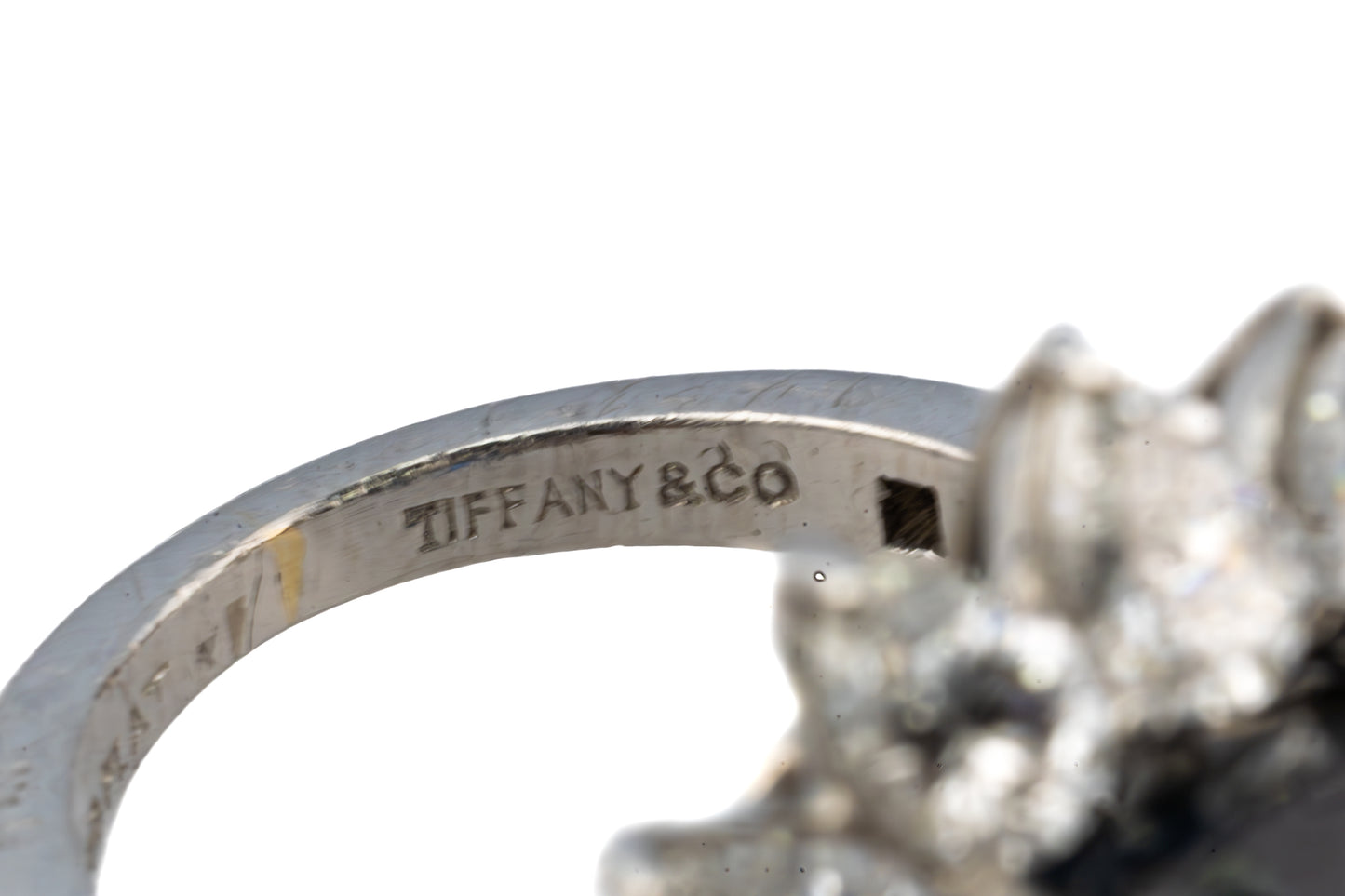 Tiffany & Co. Oval Sapphire and Diamond Ring