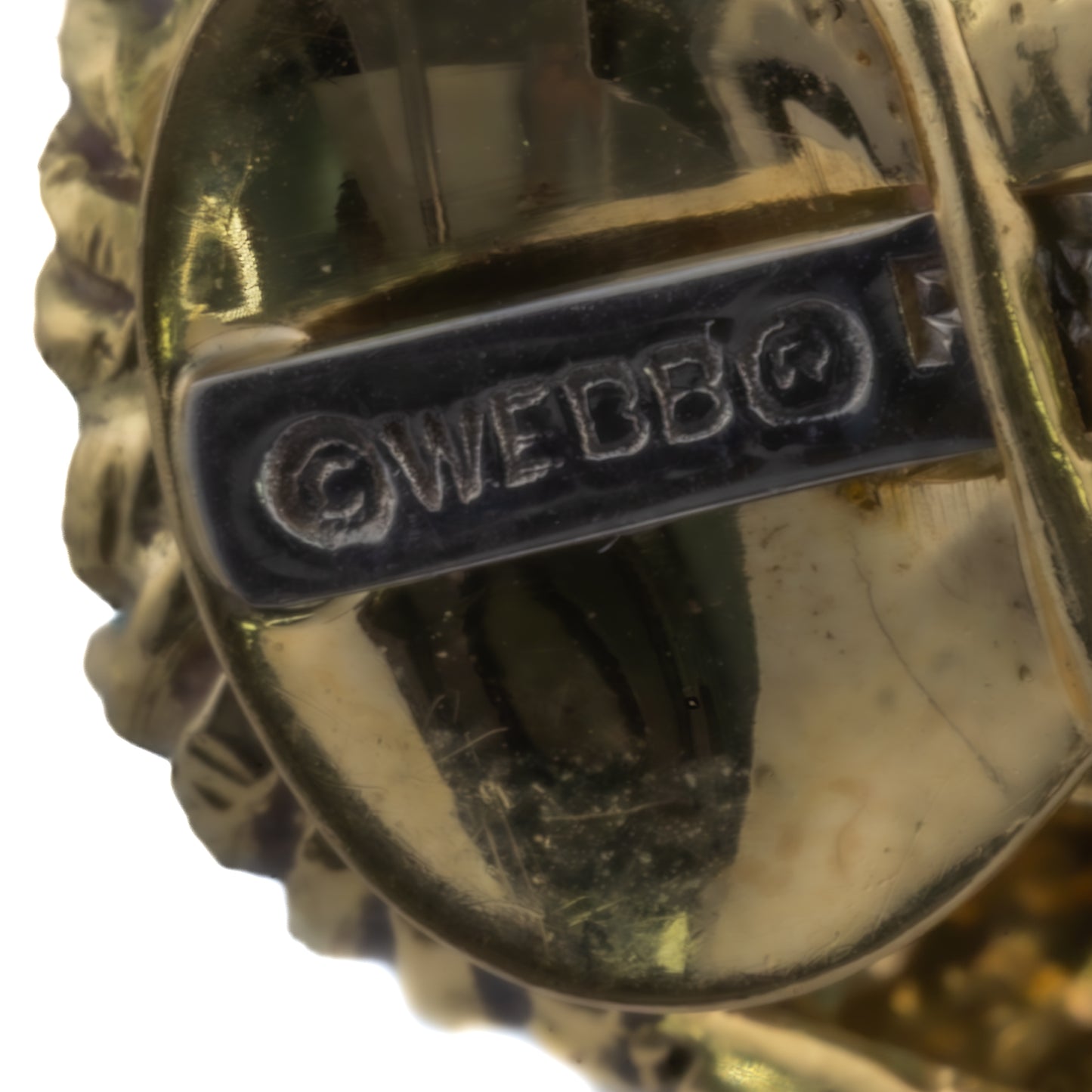David Webb Diamond and Turquoise Gold Earrings