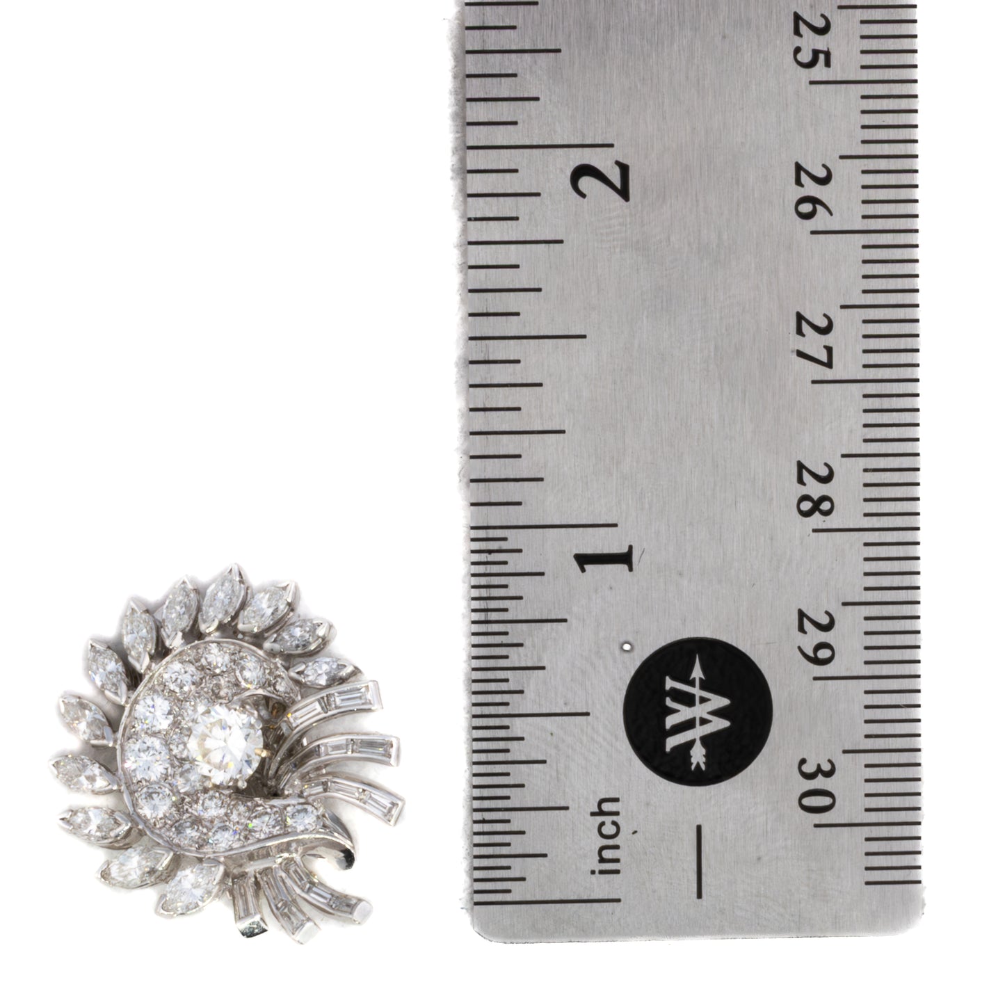 Radiant Diamond Cluster Earrings