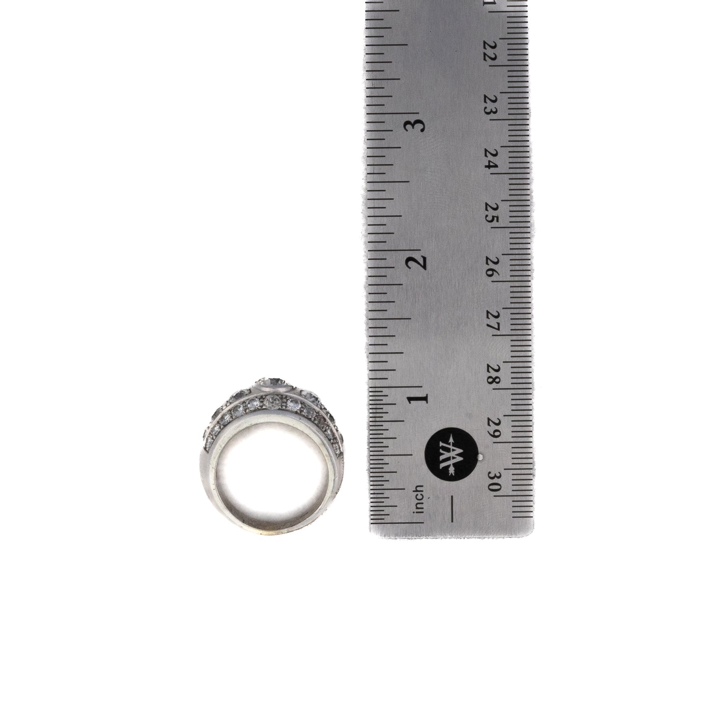 Old Mine Cut Diamond Dome Band