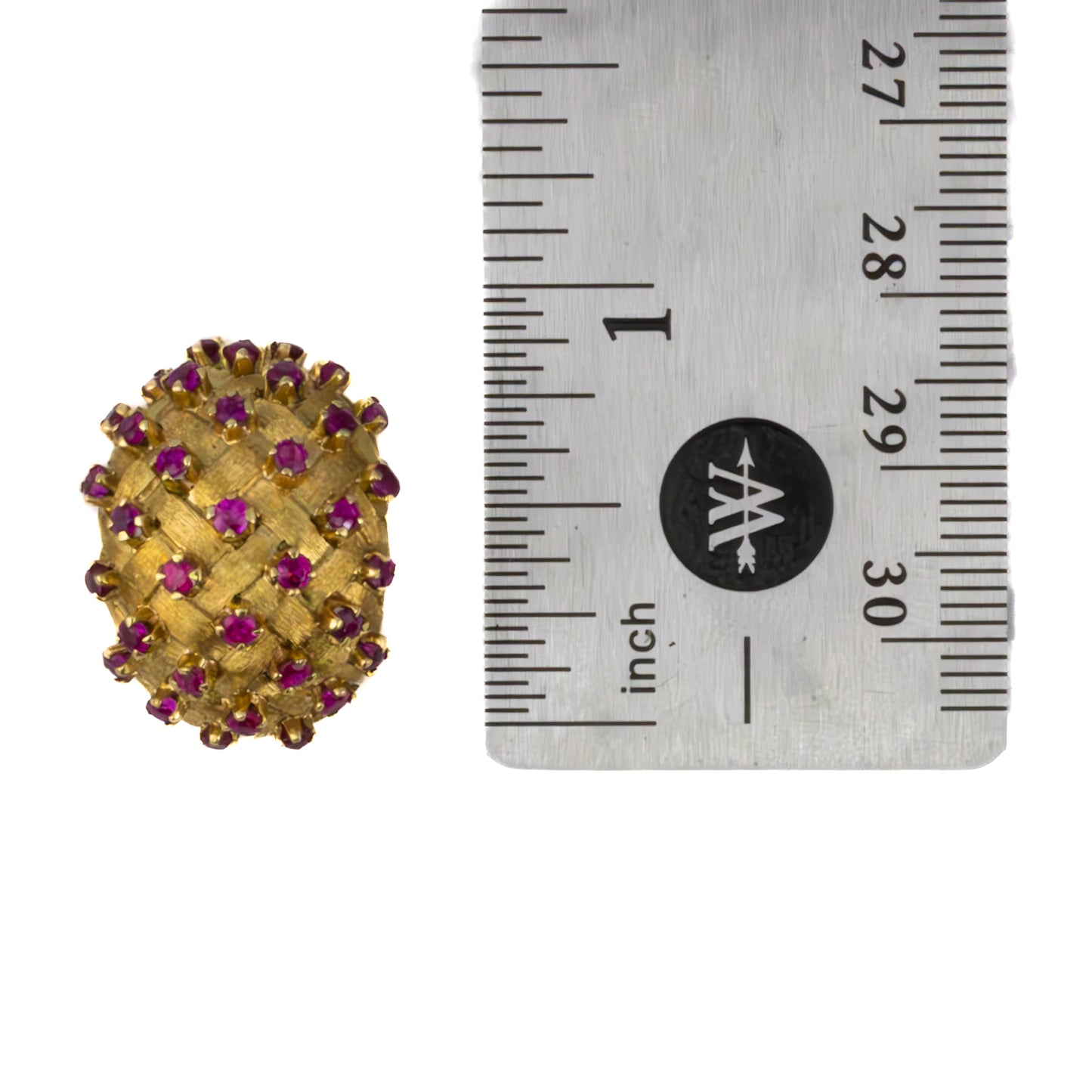 Tiffany & Co. Woven Ruby Earrings