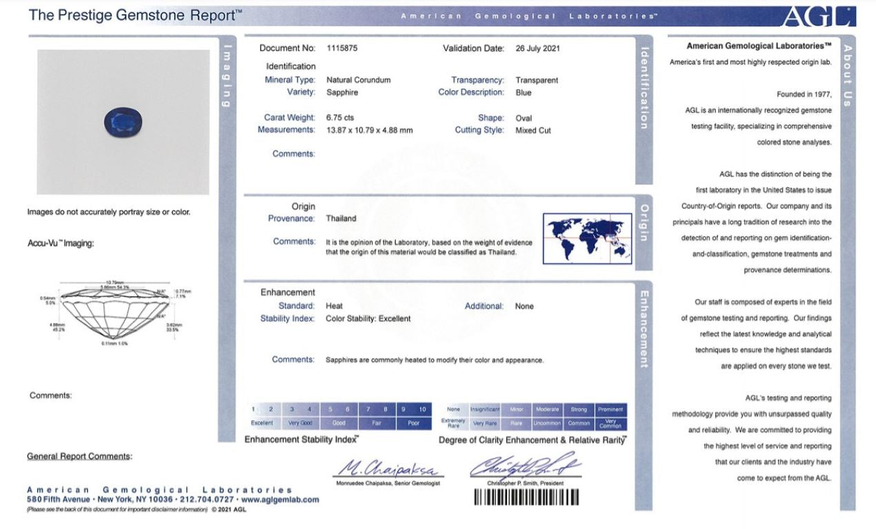 Sapphire and Diamond Halo Ring