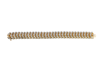 Cartier Link Diamond Bracelet