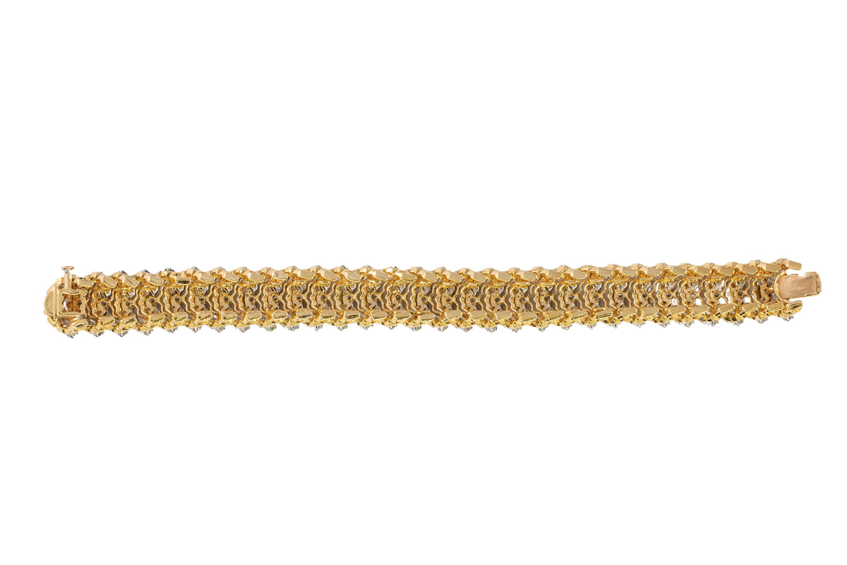 Cartier Link Diamond Bracelet