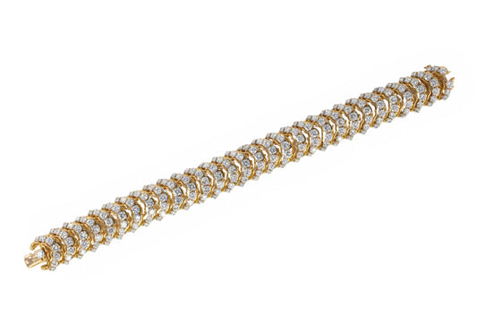 Cartier Link Diamond Bracelet