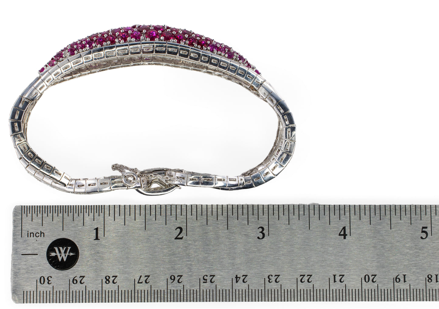 David Webb Ruby and Diamond Bracelet