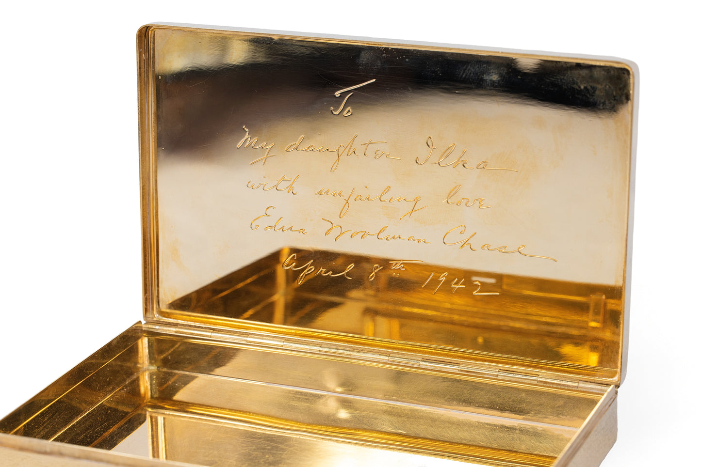 Historic Enamel & Diamond Gold Cigarette Box by Paul Flato