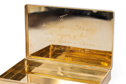 Historic Enamel & Diamond Gold Cigarette Box by Paul Flato
