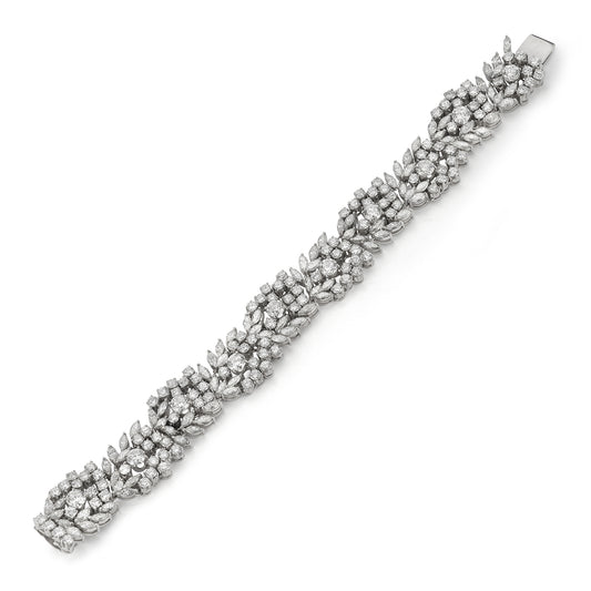 Diamond Cluster Bracelet