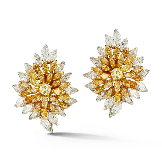 Van Cleef & Arpels Multicolor Diamond Earrings