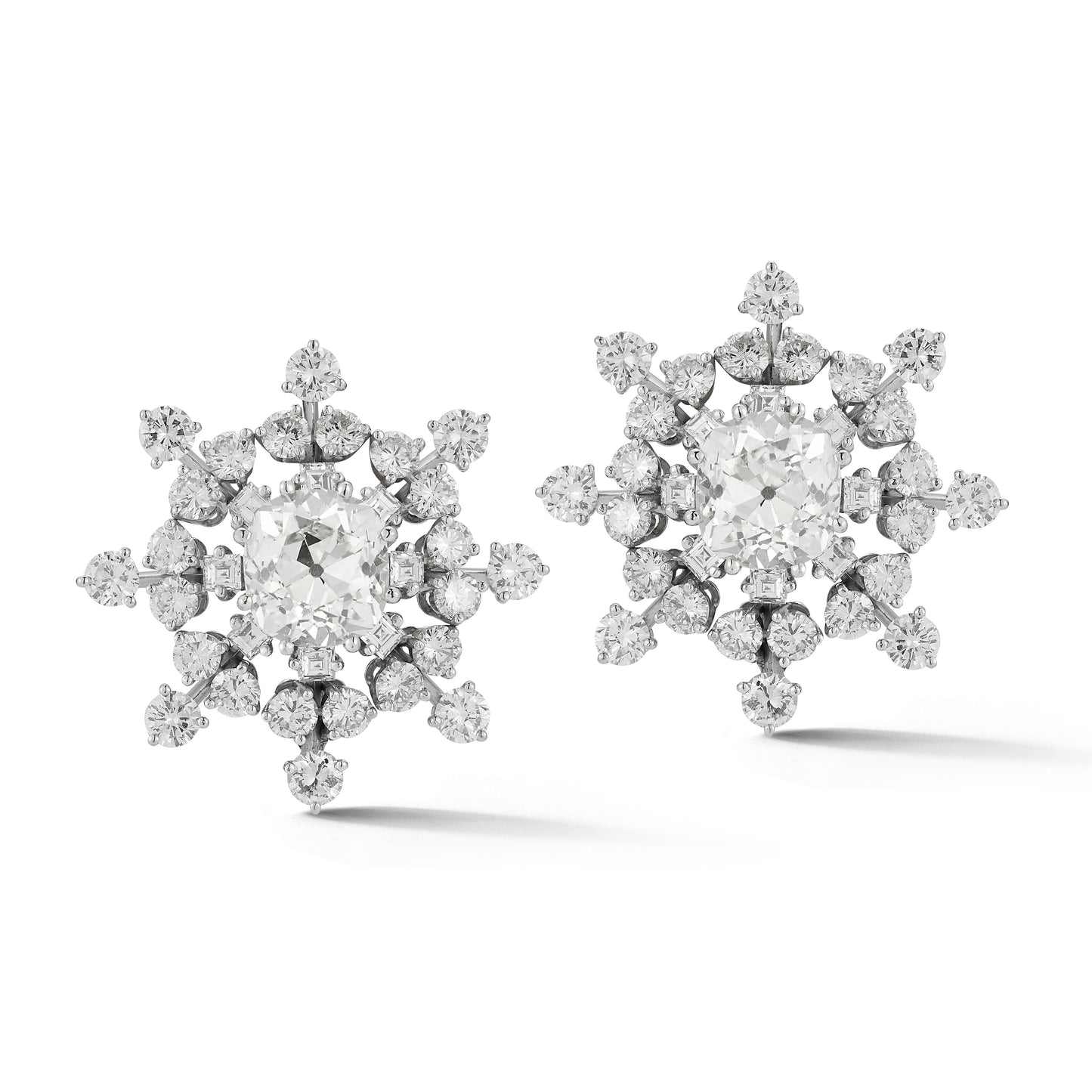 Bulgari Snowflake Diamond Earrings