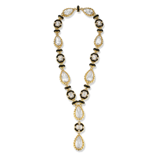 David Webb Rock Crystal Necklace