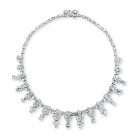 Bulgari Art Deco Diamond Necklace