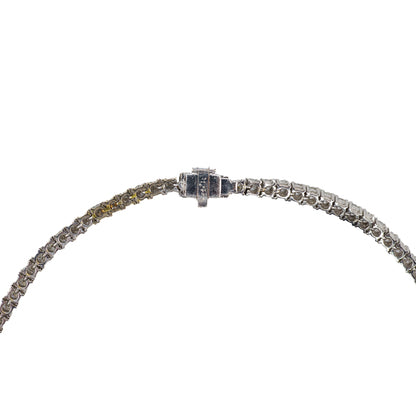 Sapphire & Diamond Two Row Necklace