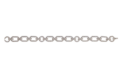 Pave Diamond Link Bracelet