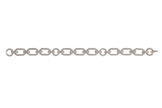 Pave Diamond Link Bracelet