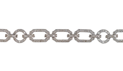 Pave Diamond Link Bracelet