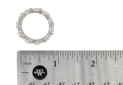 East West Pear Cut Diamond Eternity Band