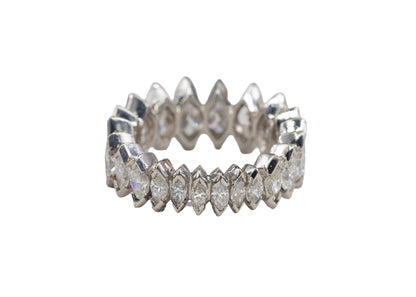 Graduating Marquise Cut Diamond Eternity Ring