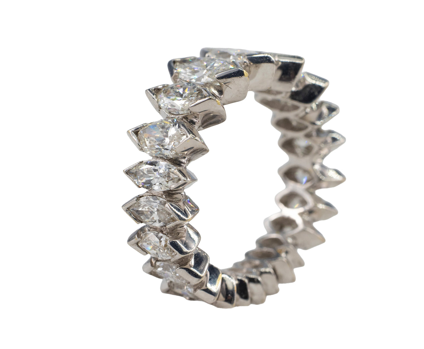 Graduating Marquise Cut Diamond Eternity Ring