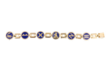 Cartier Lapis Lazuli Transportation Motif Bracelet
