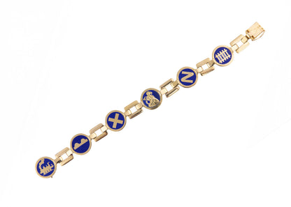 Cartier Lapis Lazuli Transportation Motif Bracelet