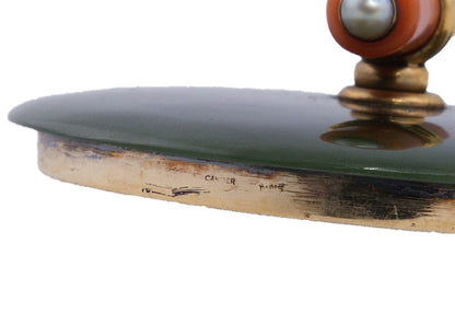 Art Deco Cartier Jade & Coral Box